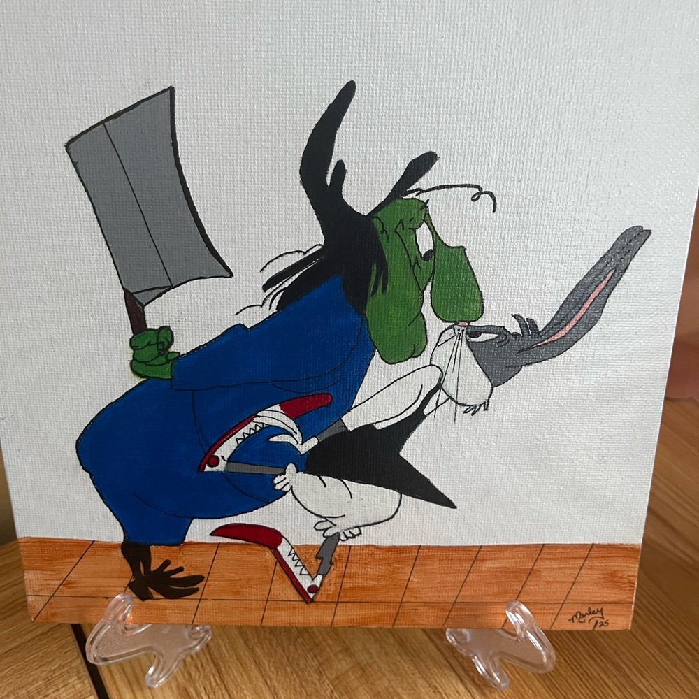 Cartoon Character Canvas Art